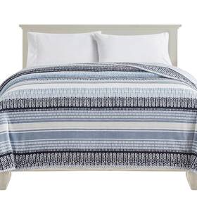 03ec-anissa-king-blanket Elegant Comfort Ultra Soft Print Flannel Fleece Bed Blanket Cozy-fuzzy Light