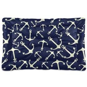 G305888798p Emelivor Marine Nautical Dog Cat Bed Washable Crate Pet Anti-slip Rectang