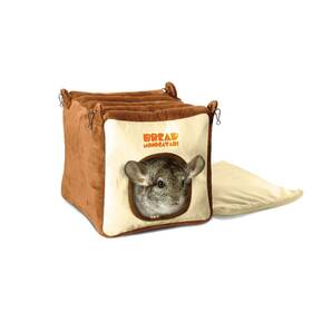 Emours 4334833332 Small Animal Warmly House Cage Hanging Bed With Mat For Chinchilla