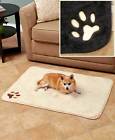 Eqiut5dnnt Unbranded Soft And Fluffy Pet Dog Cat Mat Bed Black