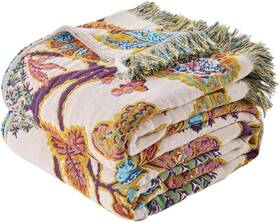 Erz02-e Erzvnd Boho Throw Blanket Farmhouse Decor Bohemian For Bed 100