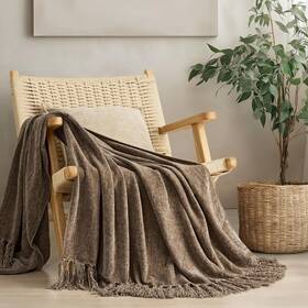 Eg2307004033 Evergrace Soft Polyester Throw Blanket For Couch Cozy Plush Fuzzy Decorative