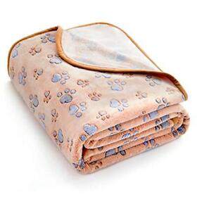 Extra Softness And Fluffy Lightweight Microplush Fleece Pet Blanket For Small M