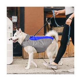 Ezer 605926067108 Waterproof Reflective Dog Raincoat - Soft Fleece Lining Outdoo... Fast Ship