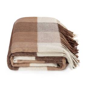 Farridoro 767311896653 Wool Fringe Throw Blanket 51inches With 67inches Decorative All Sea