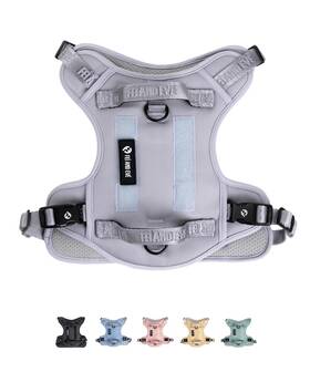 1105hj Fei And Eve 2026 New Edition Classic Dog Harness - Quick-release Buckles 3-p