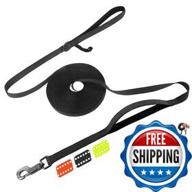 B0dq5gg7z3 Fida 50ft Reflective Long Dog Leash With Traffic Handle Puppy Obedience Training