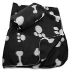 Fido Care 38 Bed Blankets X 30 Inch Dog Blanket With Paw Print And Bones Pattern By 2 720171828080