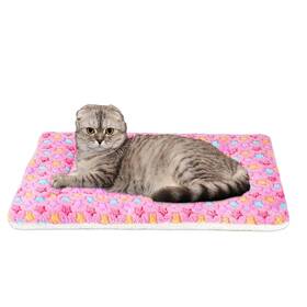 Fjwysangu 713721819072 Pet Blanket Premium Fluffy Flannel Cushion Soft And Warm Mat For Do