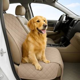 Formosa Covers 709504981999 Deluxe Quilted And Padded Dog Pet Car Single Seat Cover With Comfort Fabric A