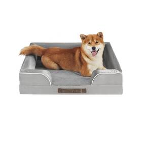 Pet63pc6183-md Friends Forever Orthopedic Dog Bed For Medium Dogs Waterproof Memory Foam Do
