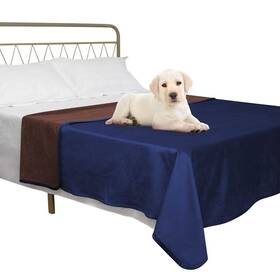 Fuguitex 784112627170 Waterproof Dog Blanket Bed Cover Crystal Velvet Fuzzy Cozy Plush