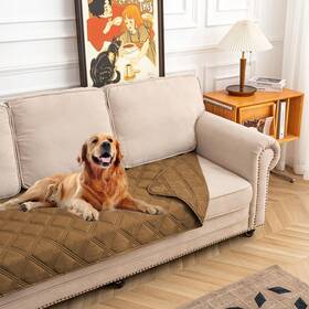 Fsxsm-3070-brown Fuguitex Brown Waterproof Dog Blanket Reversible For Small Dogs Resistant Leakproof Washable