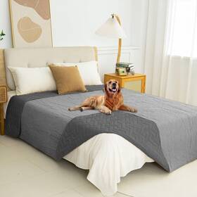 Lz-001 Fuguitex Waterproof Blanket Double Sided Soft Pet Bed Cover Reversible Furnit