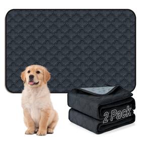 Gpcl01 Funfurry Washable Pee Pads For Dogs - 2 Pack Reusable Waterproof Puppy Pa
