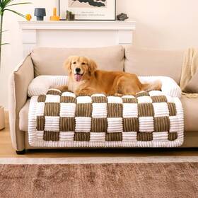 Lrgdgbrmat256 Funny Fuzzy Pet Couch Covers For Sofa Large Dog Cover Protector Plush Bed Mat