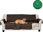 132329 Fur Haven Water-resistant Reversible Furniture Protector Machine Washable Espress