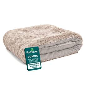 Cvr-29554543 Furhaven Replacement Dog Bed Cover Long Faux Fur For Calming Cuddlers Machi