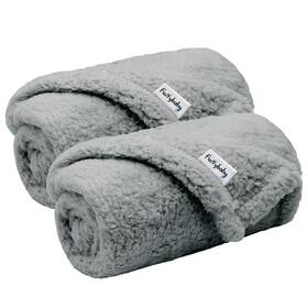 Furrybaby 198401028430 1 Pack 2 Pet Blankets For Small Dogs And Cats - Super Soft Premium Sherpa Wa