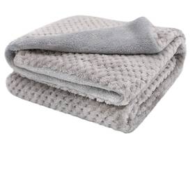 Furrybaby 198401028713 Premium Fluffy Fleece Dog Blanket Soft And Warm Reversible Flannel Pet Blanke