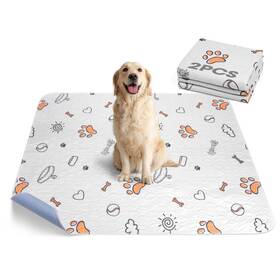 Pads-41x41 Furtime Washable Pee Pads For Dogs 2 Pack Large 41 Inch X41 Super Absorbent Reusable Pad