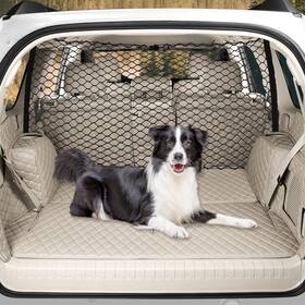 Net-01 Gaospd Dog Car Net Barrier For Suv - Pet Divider Back Seat Easy To