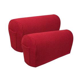 Garayma Hg1806 Stretch Couch Arm Covers Set Of 2 Sofa Slipcovers With A Pocket Removabl