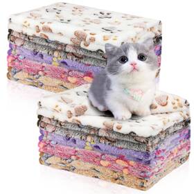 Gcvopton 734730513416 10 Pcs Pet Blankets 24 Inch X16 Dog Blanket Cat For Small Medium So