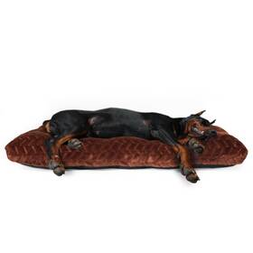 42in-brown Gdbae Crate Mat 42 Inch Washable Dog Bed X 28 Cozy Soft Comfy Fur Crat