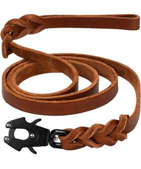 B0d9vtk99t Geit Leather Dog Leash - Heavy Duty Training Lead 4/5/6ft Genuine