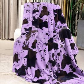Geulay 648564281505 Purple Throw Blanket For Women- Ultra Soft Lightweight Fuzzy Cute Blankets Fo