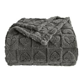 Giokarnna 645569571907 Heart Checkered Throw Blankets For Love Mother Friends Pets 280 Gsm Super So