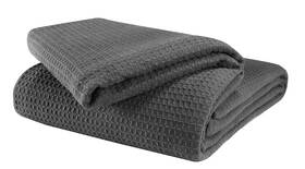 27088 Glamburg 100% Cotton Thermal Blanket Breathable Bed Queen Size Soft