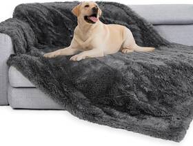 Gogobunny 445010328370 Waterproof Dog Blanket For Large Dogs Cats Puppy Reversible Faux Fu