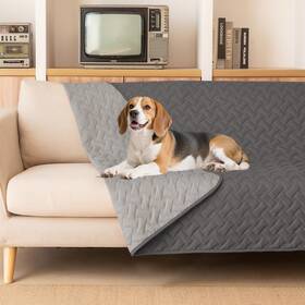 A-1332 Gogobunny Waterproof Reversible Dog Blanket 82 X In Soft Pet Bed Cover For Couch Car