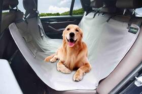 Goopaws 850043867128 Dog Seat Cover Waterproof Hammock Scratchproof Travel Car Bed Back