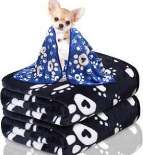 Gorgelly 313033251210 1 Pack 3 Dog Blankets For Small Dogs Soft Fleece Blanket Fluffy Pet