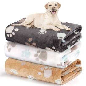 Blanket-gz3h1 Gowyeg Dog Blanket For Large Dogs 3 Pack Cat Flannel Blankets Washable Soft Pet Throw