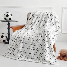 Hahafelt Qun-hahafelt-3820 Sports Throw Blanket 50 X 60 Inches Ball Double-layer
