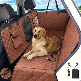 Czd-u-03 Hanjo Pets Car Dog Hammock - Waterproof Seat Cover With Mesh Window And Big Po... Fast Ship
