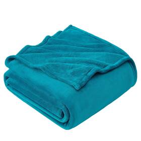 Hsus23pbkaea20qu Hansleep Fleece Queen Blanket For Bed Teal Size Super Soft Flan