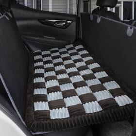 Hapy-09mg Hapyfost Dog Bed For Car Back Seat Non-slip Backseat Mat Soft Furry Trav