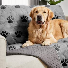 Hills Point Industries Llc 840316709163 Gorilla Grip 100% Waterproof Dog Blanket 52x82 Pet Friendly Throw Essential For