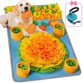 B0c23sb3k2 Homagico Snuffle Mat For Large Dogs 32 Inch X20 Leash And Squeaky Carrot Toys