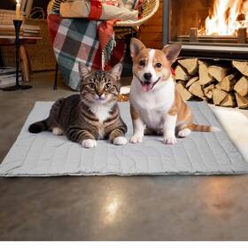 Bm-244m Homcolorful Self Warming Cat Dog Bed Mat Heating Non-slip And Foldable For D