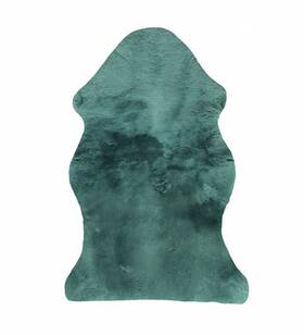 Homeroots Home Decor 512822864662 2 Inch X 4 Green Natural Off White Medical Grade Sheepskin Throw Blanket