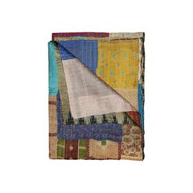 Homeroots Home Decor 512839595535 50 Inch X 70 Silk Multicolor Throws