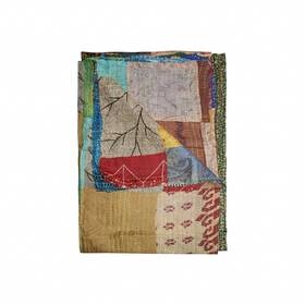 Homeroots Home Decor 512839644530 60 Inch X 90 Silk Multicolor Throws