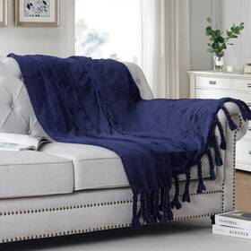 Bls210729-0003 Homiest Fleece Throw Blanket With Fringe Soft And Cozy Flannel