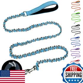 B0fb3s761q Homimp Chew Proof Dog Leash 6 Ft Heavy Duty Reflective Medium Large Dogs